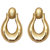 JewelMaze Gold Plated Zinc Alloy Stud Earrings -FAA0403