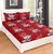 Home Berry Fusion Polycotton Double Bedsheet With Pillow Covers (HCHB-14)
