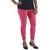 Areum DARK PINK COTTON LYCRA WOMEN LEGGINGS ANKLE LENGTH