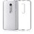 Deltakart Silicon Soft Plain Back Cover Case For Motorola Moto X Play - Transparent