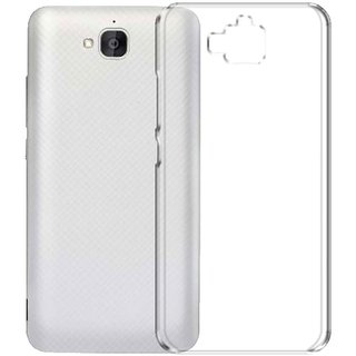 Deltakart Back Cover For Huawei Honor Holly 2 Plus-Transparent