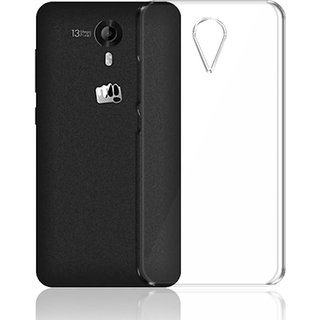 Micromax Canvas Mega 4G Q417 Cover By Deltakart - Transparent