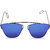 Meia Joe Blue Wayfarer Sunglasses
