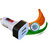 USB Car Charger Dual - SmartBoost 24W 5V 4.8A (2.4Ax2 Ports) Jet Black - MADE IN INDIA for iPhone, Samsung, Micromax