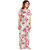 Be You Fashion Serena Satin Pink Floral Printed Nightgown for Women