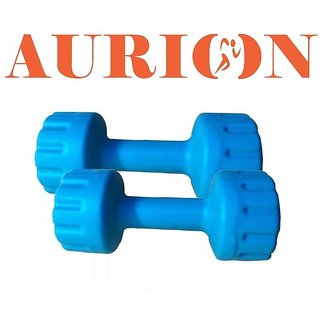 Buy Aurion pvc dumbbell set 5 kg x 2 Online 549 from ShopClues