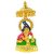 03002801 Gold Plated Tabletop Chhatri Laddu Gopal