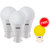 Calex LED Combo Pack of 3 Bulbs 3 Watt Cool White