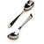 Bartan Shopee Unique Steel Spoons - Set of 12 pieces