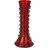 Somil Red Flower Vase Decorate With Glass Cross Lase