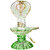 Somil Crystal Green Shivling With Sheshnag
