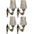 Somil Sconce Glimmer Wall Lamp Ornamented With Colorful Chips & Beads Set Of 4