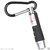 CheckSums (11925) 3 In 1- LED Flashlight + Torch Keychain + Laser Pointer- Black