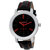 DCH IN-94 Black Silver Red Stick Marker Stylish Analogue Wrist Watch For Men And Boys