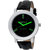 DCH IN-95 Black Silver Green Stick Marker Stylish Analogue Wrist Watch For Men And Boys
