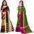 Indian Beauty Multicolor Polycotton Badge Saree With Blouse