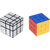 AdiChai Combo Offer of Silver Mirror Cube and 3 by 3 Cube (2 Pieces)