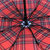 FabSeasons Unisex Red & Black Checks Print, 3 Fold Fancy Manual Umbrella for Rain, Summer & All weather conditions