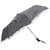FabSeasons Black Dot Printed with frills, 3 fold fancy Automatic Umbrella for Rains, Summer & All Year Use