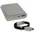 Super PB Shine Ultra Portable Battery Charger 10400 MAh Power Bank (Silver)