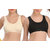 Eve'S Beauty Womens Beige And Black Sports Bra - Pack Of 2