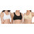 Eve'S Beauty Womens Multicolor Racerback Sports Bra - Pack Of 3