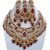 Designer Marvelous Wedding Style Gold Plated Kundan Zirconic Necklace Jewelry Set
