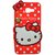 Style Imagine Hello Kitty 3D Designer Back Cover For Samsung Galaxy A7 (2016) - Red