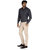 Stallion Cream color Casual Men's Chinos Trouser by Be You