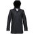 MH Unique Plain Black Long Rain Coat (Standard Size) Knee Length.