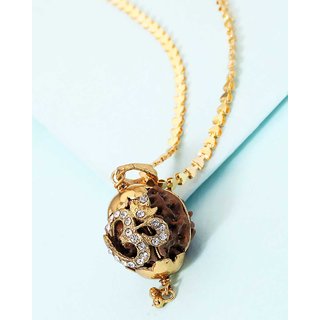 Buy Voylla Pendant In Om Designer Over Rudraksha Beads For Men With Chain Online 263 from ShopClues