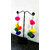 A2 Fashion's trendy Pompom Hanging Earring  For Women And Girls  In Multicolour