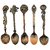 Royal Style Carved Small Coffee Spoon Flatware Cutlery Kitchen Dining Bar Tools