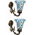 Somil Sconce Glitter Wall Lamp Ornamented With Colorful Chips & Beads Set Of 2