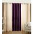 iLiv Plain Eyelet Curtain 5 Feet ( Set Of 3 )Cream & Purple