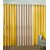 iLiv Plain Eyelet Curtain 5 Feet ( Set Of 3 ) Yellow & Cream