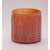 Anasa Decorative Glass Cup Tealight Candle Holder Peach 3.5 Inch
