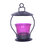Anasa Metal Iron Votive  Tealight Candle Holder Glass Pink 5.3 Inch