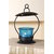 Anasa Decorative Hanging Tealight Candle Holder Glass And Metal Blue 5.3 Inch