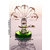 Anasa Decorative Crystal Hindu God Shri Sarp Shivling Statue Lord  Idols Bhagwan  Puja Vastu Showpiece Religious Gift Items Car Dashboard 3.5 Inch