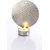 Anasa Hammered Tealight Candle Holder Wall Sconces Silver 5 Inch