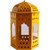 Anasa Decorative Metal Cage Lantern Hanging Tealight Candle Holder Yellow 6.5 Inch