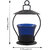 Anasa Decorative Hanging Tealight Candle Holder Glass And Metal Blue 5.3 Inch