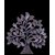 Onlineshoppee Tree Shape Wall Decor Panel Size (LxBxH-20x1x21) Inch