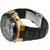 Skmei Gold Black Wrist Watch