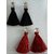 Jewelz Handmade Earrings Thread Tassels Combo Grey n Maroon..
