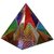 Crystal Glass Colourfull Pyramid For Good Luck And Positive Energy