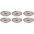 Bartan Shopee Stainless Steel Plain Plate 6 Pieces Set