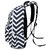 Aeoss School bag Preppy Style Women Backpack Bags Double-Shoulder Sweet Stripe Canvas School Collage Travel Bag