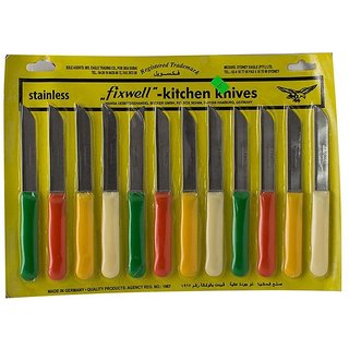 FIXWELL KNIFE SET ORIGINAL 12 Pieces , STAINLESS STEEL Cutting Tools